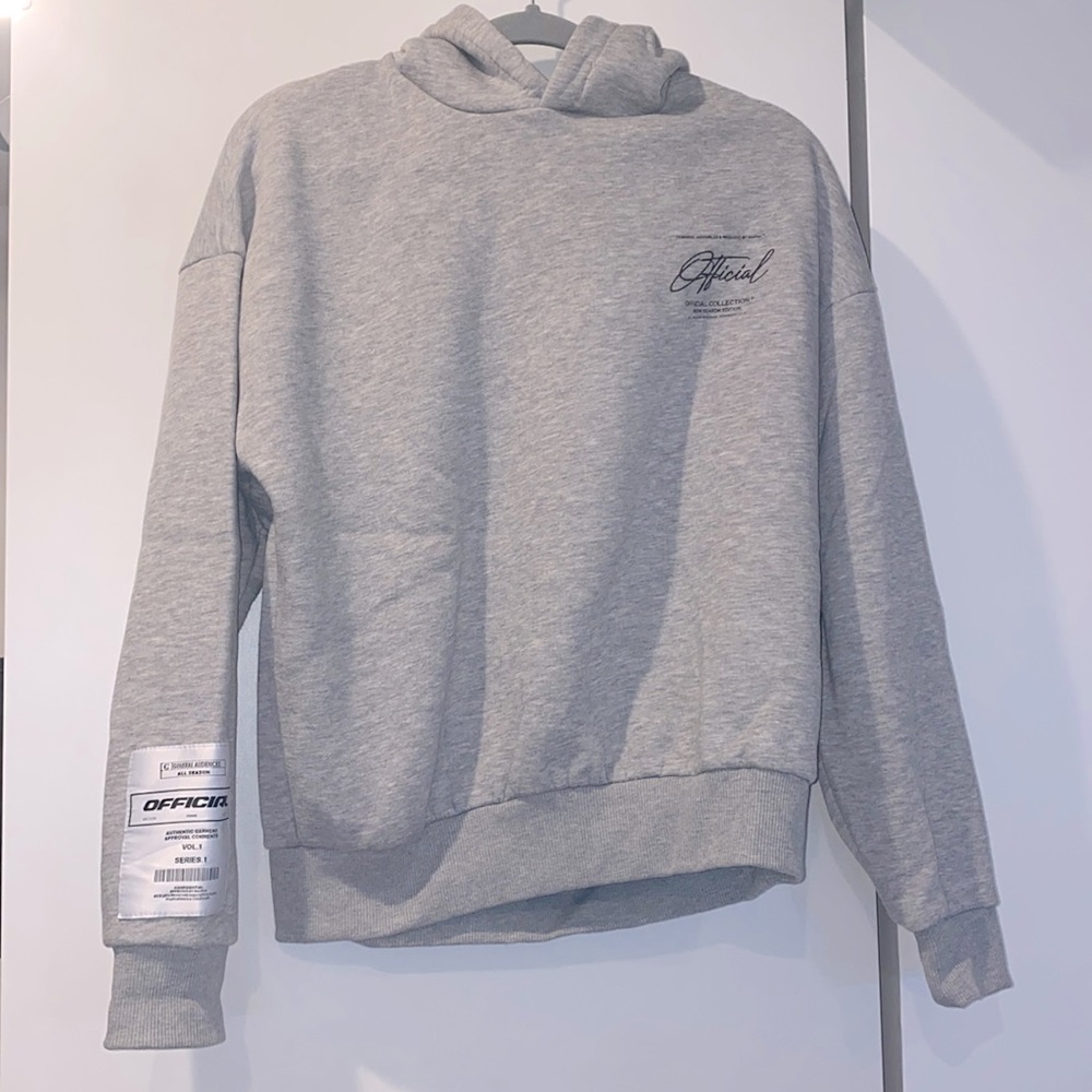 Boohoo Official Collection Gray Hoodie